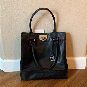 Cole Haan Black Leather Satchel
